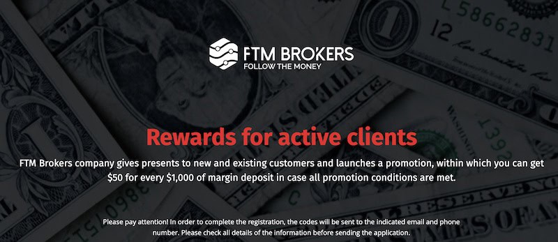 FTM Brokers Launches New Promotion Offering $50 Reward for Every $1,000 Margin Deposit